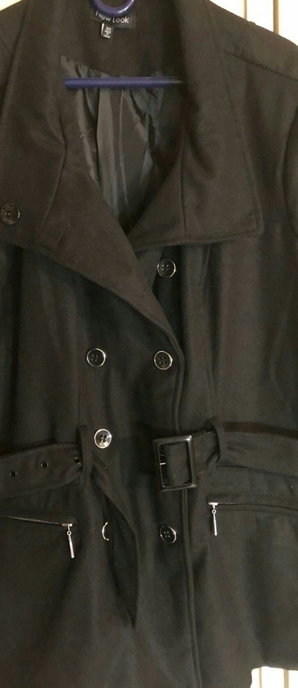 Black peacoat